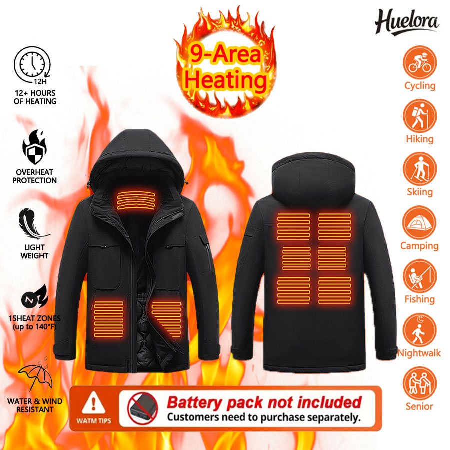 Outdoor Power Not Working - Huelora 9 Alan Isıtmalı Ceket Kadın