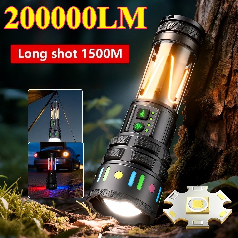 Outdoor Power Bank - Güçlü Ultra Parlak LED El Feneri