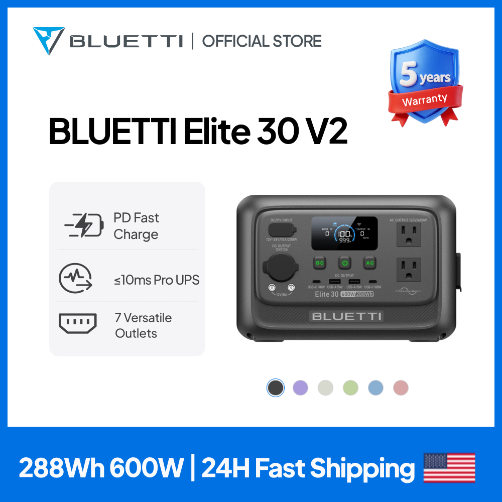 Outdoor Power Bank - 【Yenileme】BLUETTI Elite 30 V2 Taşınabilir Güç