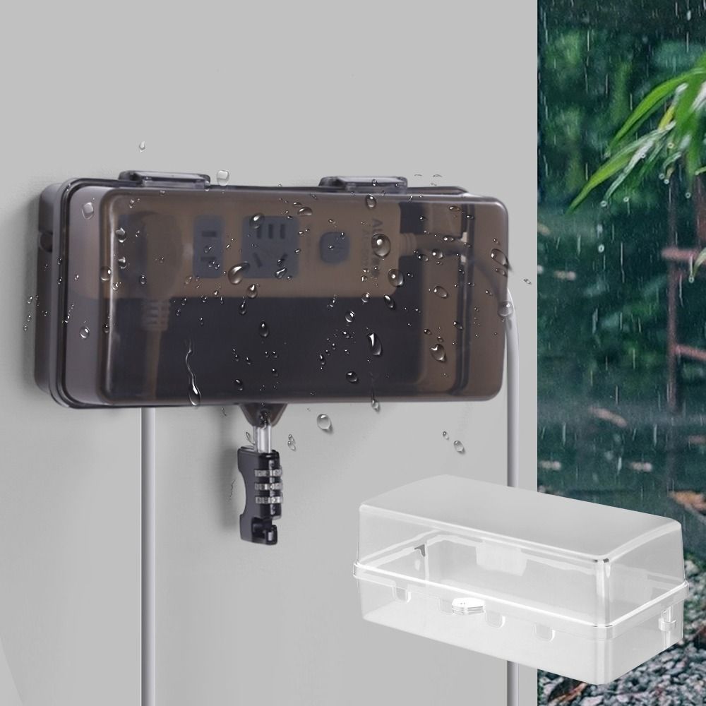 Outdoor Power Strip Weatherproof - Dayanıklı Plastik Priz Kutusu Hırsızlığa Karşı