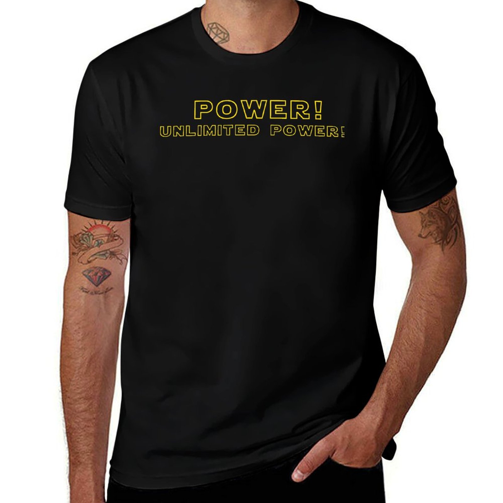Outdoor Power Unlimited - Güç! Sınırsız Güç! T-Shirt Dış Mekan