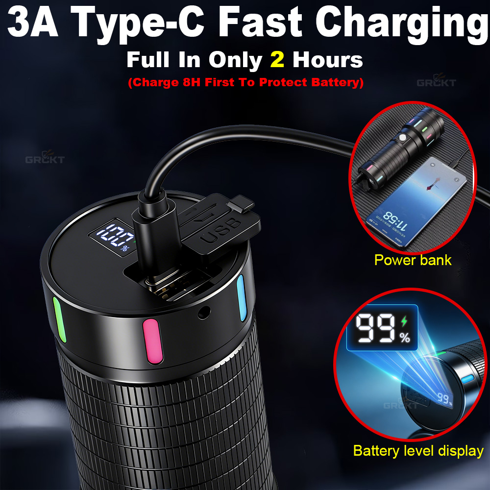 80000CD En Güçlü LED El Feneri - Outdoor Power Bank incelemesi ve fiyatı
