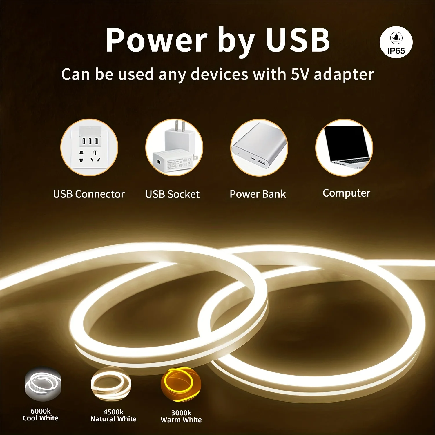 Hareket Sensörü Neon LED ışık  - Outdoor Power Strip Weatherproof incelemesi ve fiyatı